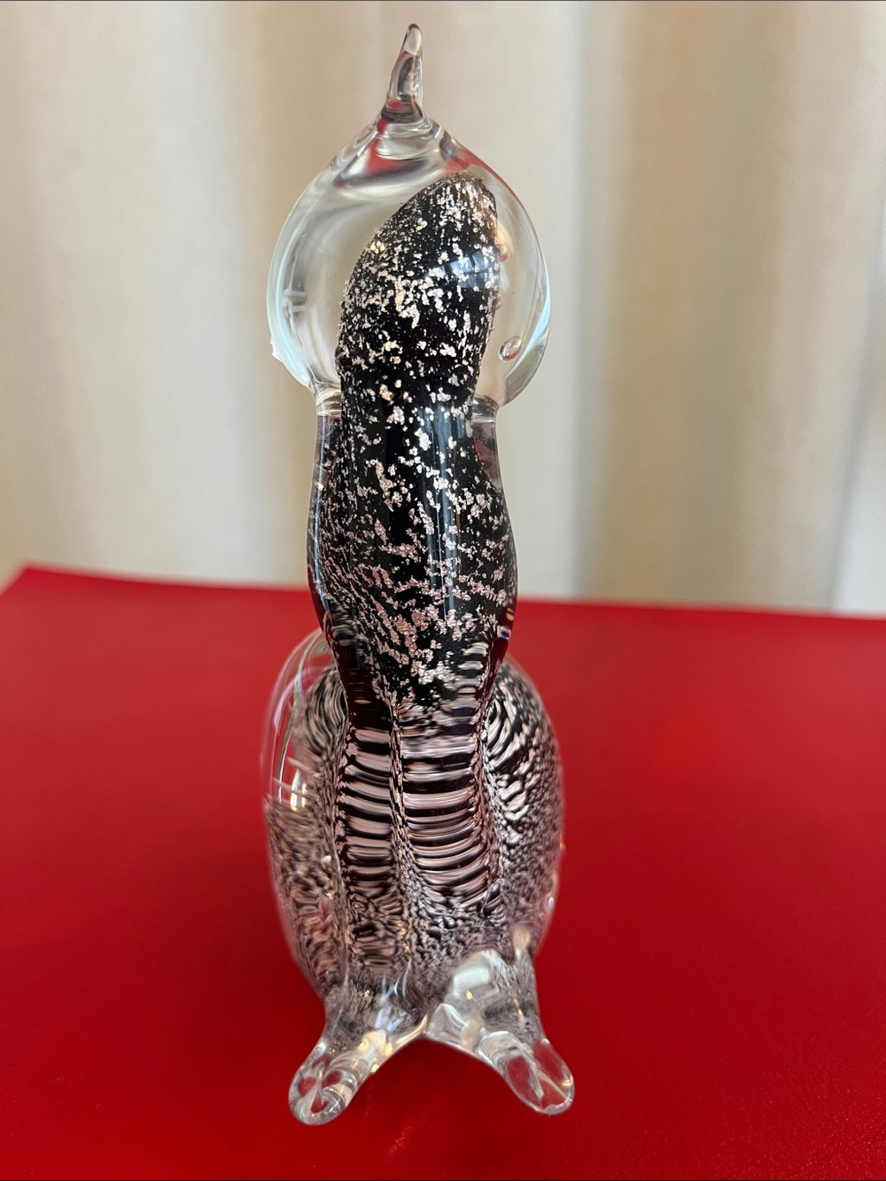 Glass Cat by Vincenzo Nason for Murano, 1960s 5.95”H 4.25”W - Picture 2 of 4